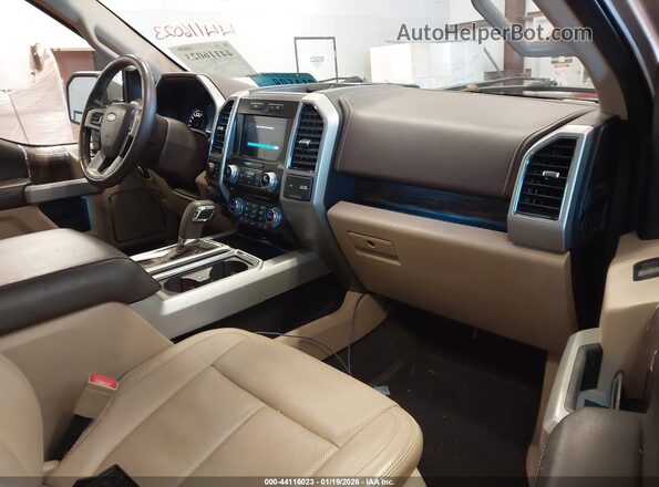 1FTEW1EG2JKC02151 2018 FORD F150 Beige Vista interior delantera