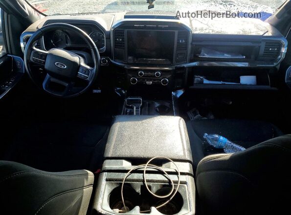1FTEW1EP0PFC03087 2023 FORD F150 White Widok deski rozdzielczej
