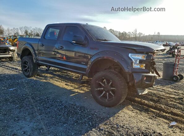 1FTEW1EP1GFC82205 2016 FORD F150 Серый Передняя правая четверть