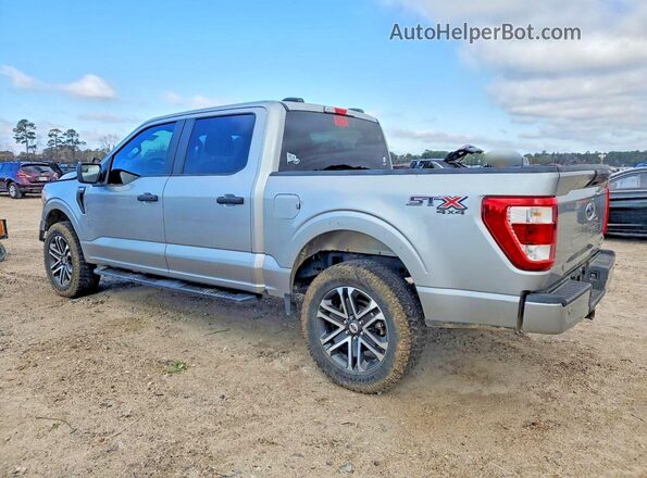 1FTEW1EP2NKE59591 2022 FORD F150 Silver Задня права чверть