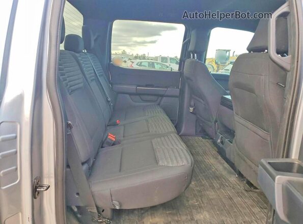 1FTEW1EP2NKE59591 2022 FORD F150 Silver Вид задньої частини салону