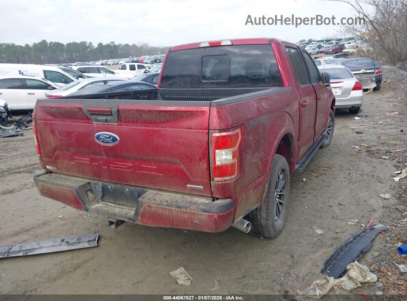 1FTEW1EP4JFC13385 2018 FORD F150 Red Trasero derecho