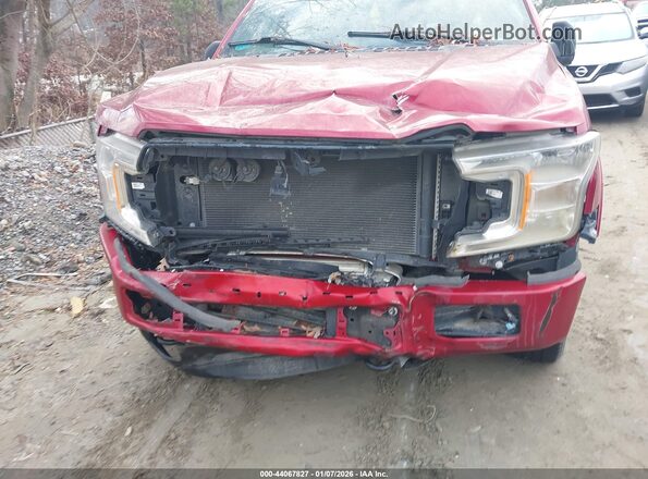 1FTEW1EP4JFC13385 2018 FORD F150 Red Vista frontal