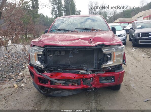 1FTEW1EP4JFC13385 2018 FORD F150 Red Vista del cuadro de instrumentos