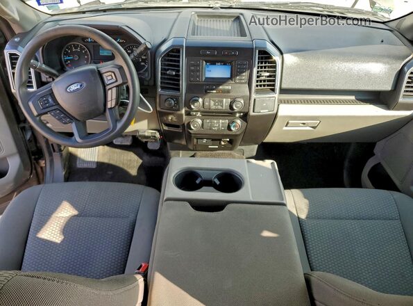 1FTEW1EP5JFC81243 2018 FORD F150 Brown Widok deski rozdzielczej