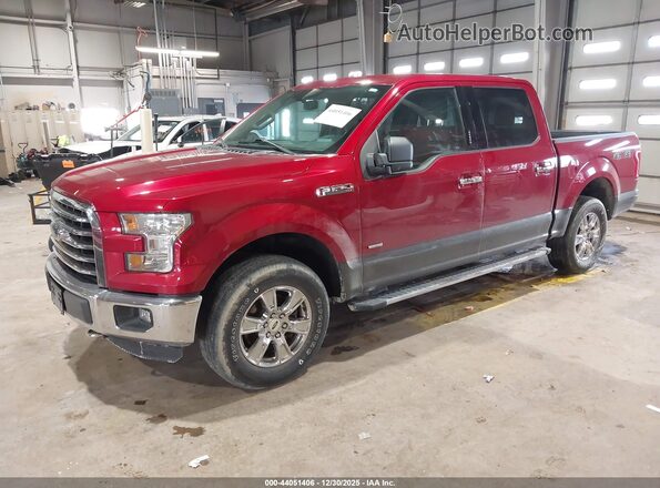 1FTEW1EP7GFA36601 2016 FORD F150 Red Przód lewy