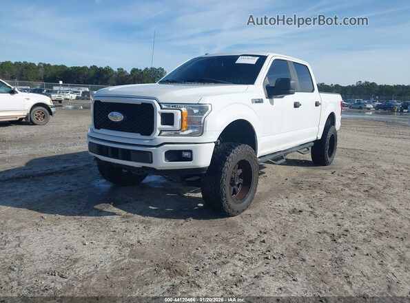 1FTEW1EP8KFB87990 2019 FORD F150 Белый Передняя левая четверть