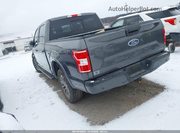 1FTEW1EP9KFB27409 2019 FORD F150 Gray Trasero izquierdo