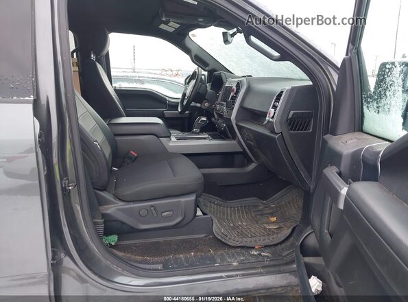 1FTEW1EP9KFB27409 2019 FORD F150 Gray Vista interior delantera