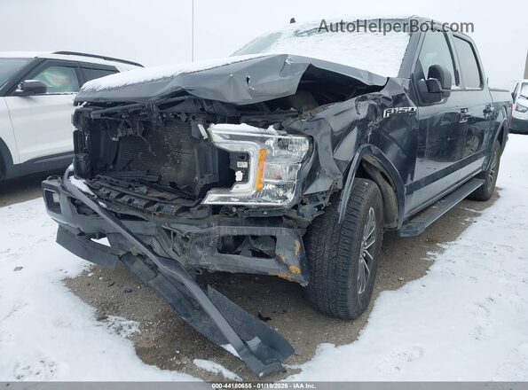 1FTEW1EP9KFB27409 2019 FORD F150 Gray Vista frontal