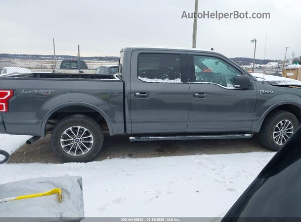 1FTEW1EP9KFB27409 2019 FORD F150 Gray Vista del cuadro de instrumentos