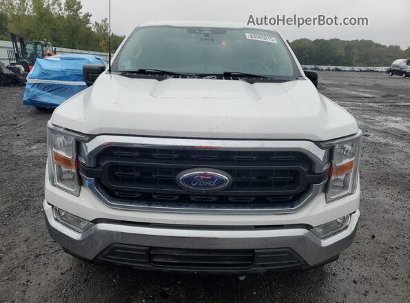 1FTEX1CB2NKE44500 2022 FORD F150 White Դիմացի տեսք