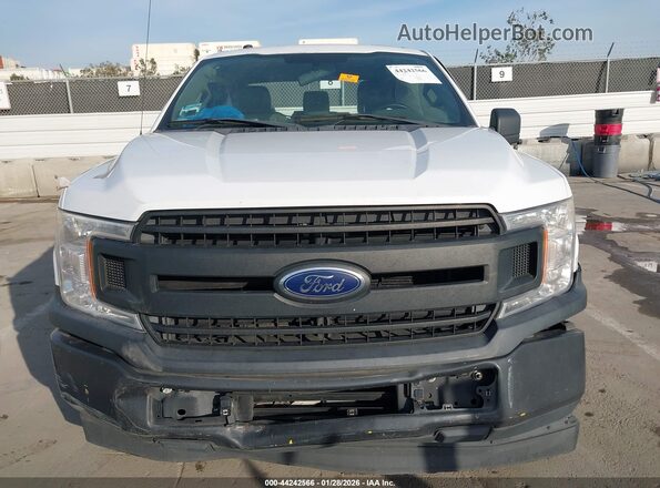 1FTEX1CP2JKE37570 2018 FORD F150 White Instrument cluster view