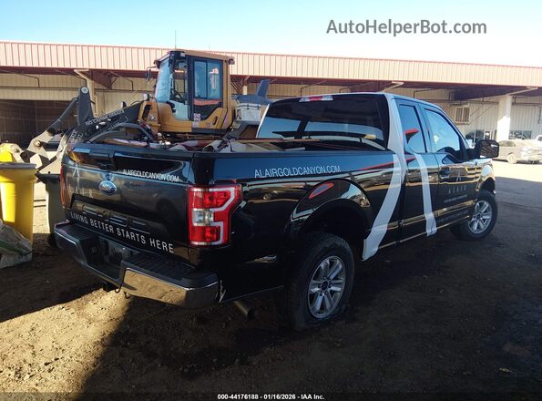 1FTEX1CP6JKF60255 2018 FORD F150 Black 
