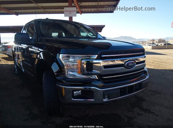 1FTEX1CP6JKF60255 2018 FORD F150 Black 