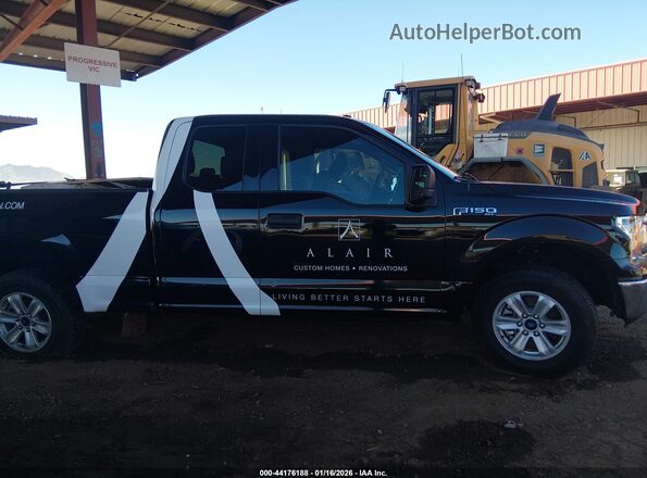 1FTEX1CP6JKF60255 2018 FORD F150 Black 