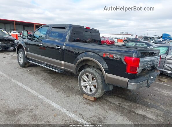 1FTFW1E51JFD98613 2018 FORD F150 Черный Задняя левая четверть