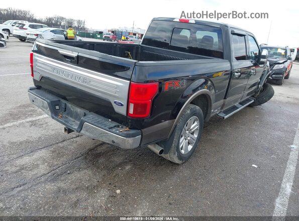 1FTFW1E51JFD98613 2018 FORD F150 Черный Задняя правая четверть