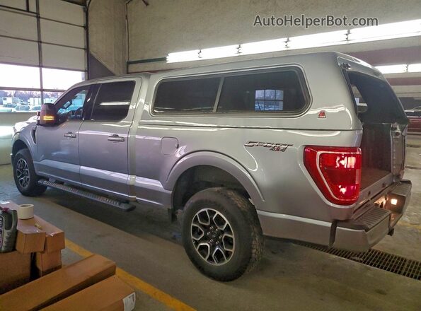 1FTFW1E83PFA77787 2023 FORD F150 Silver Tył lewy