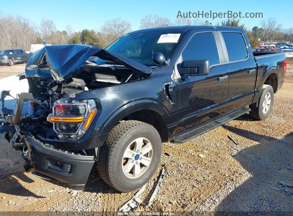1FTFW1P83RKD73108 2024 FORD F-150 POLICE RESPONDER Black Vista tres cuartos delantera izquierda