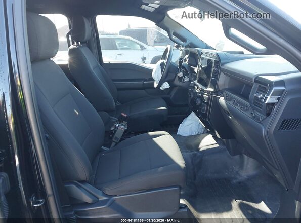 1FTFW1P83RKD73108 2024 FORD F-150 POLICE RESPONDER Black Vista interior delantera