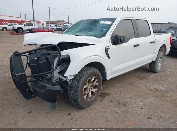 1FTFW1P86NKD26083 2022 FORD F-150 POLICE RESPONDER Белый Передняя левая четверть
