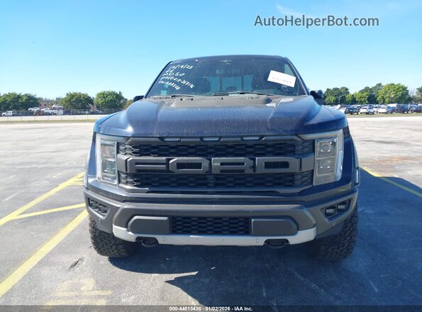 1FTFW1RG0PFA63508 2023 FORD F150 Dark Blue ხელსაწყოთა პანელის ხედი