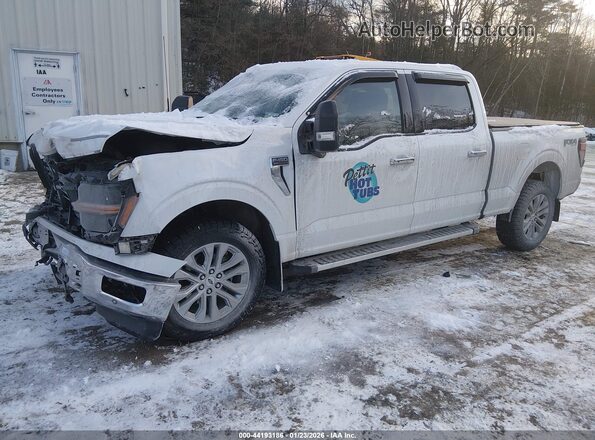 1FTFW3L84RKF09439 2024 FORD F150 White Vista tres cuartos delantera izquierda