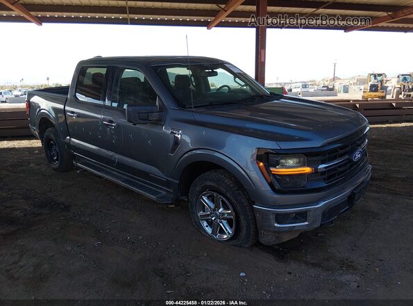 1FTFW3LD2RFA41104 2024 FORD F150 Gray Front view