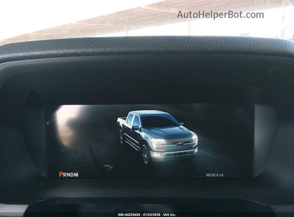 1FTFW3LD2RFA41104 2024 FORD F150 Gray Rear seats view