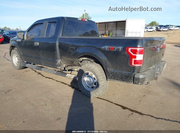 1FTFX1E54JKE97298 2018 FORD F150 Black Tył lewy