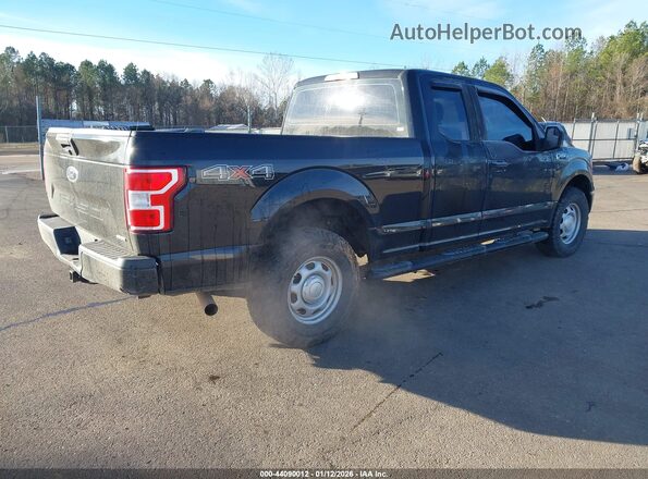 1FTFX1E54JKE97298 2018 FORD F150 Black Tył prawy