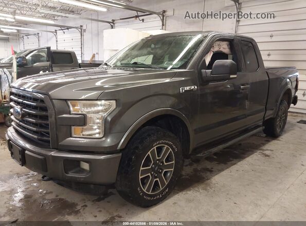 1FTFX1EF6GFA74765 2016 FORD F150 Gray Передня ліва чверть