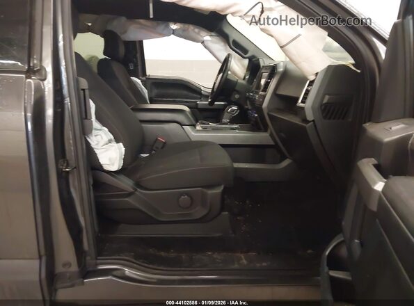 1FTFX1EF6GFA74765 2016 FORD F150 Gray Вид салону спереду