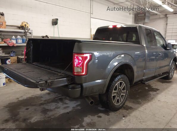 1FTFX1EF6GFA74765 2016 FORD F150 Gray Задня права чверть