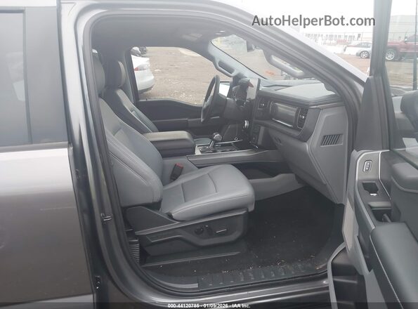 1FTVW3L71SWG05420 2025 FORD F-150 LIGHTNING Gray Widok wnętrza z przodu