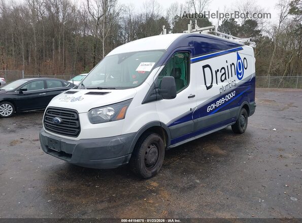 1FTYR2CM6JKA35327 2018 FORD TRANSIT-250 White წინა მარცხენა ხედი სამი მეოთხედიდან