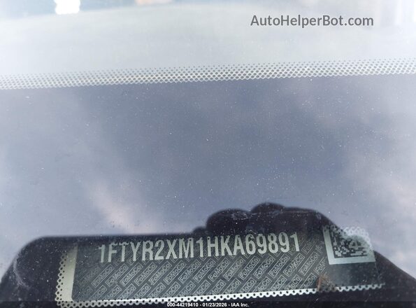 1FTYR2XM1HKA69891 2017 FORD TRANSIT-250 White Widok komory silnika