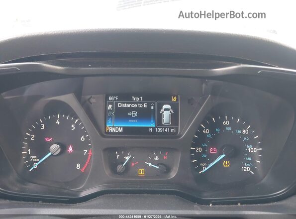 1FTYR2ZM1KKB17197 2019 FORD TRANSIT-250 White Vista de los asientos traseros