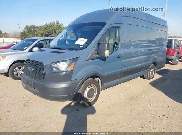 1FTYR3XM0KKB78324 2019 FORD TRANSIT-250 Blue წინა მარცხენა ხედი სამი მეოთხედიდან