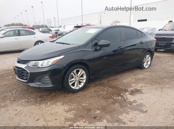1G1BC5SM4K7113708 2019 CHEVROLET CRUZE Black წინა მარცხენა ხედი სამი მეოთხედიდან