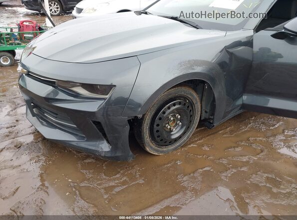 1G1FB1RX7J0179030 2018 CHEVROLET CAMARO Gray Widok z przodu
