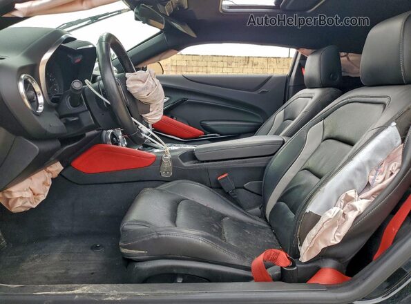 1G1FD1RX0N0106193 2022 CHEVROLET CAMARO Black Vista interior delantera