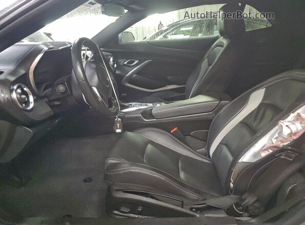1G1FD3DX0N0116659 2022 CHEVROLET CAMARO Gray Front interior view