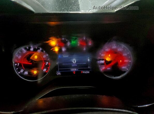 1G1FD3DX0N0116659 2022 CHEVROLET CAMARO Gray Instrument cluster view