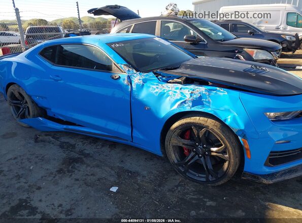 1G1FE1R74P0145109 2023 CHEVROLET CAMARO Blue Front view