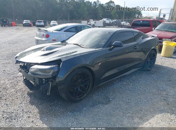1G1FF1R72J0145873 2018 CHEVROLET CAMARO Black Przód lewy