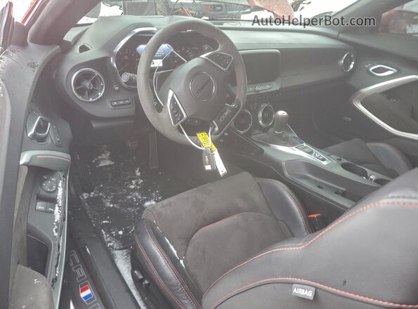1G1FJ1R66N0101631 2022 CHEVROLET CAMARO Red წინა პანელის ხედი