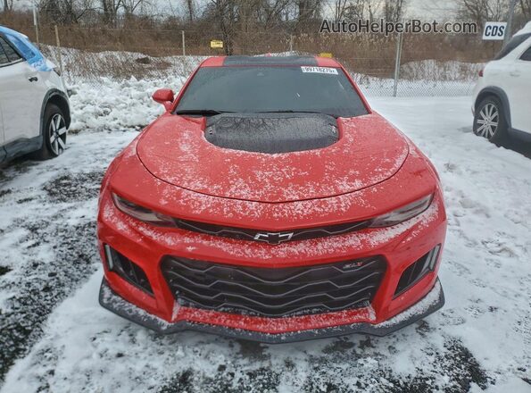 1G1FJ1R66N0101631 2022 CHEVROLET CAMARO Red წინა ხედი