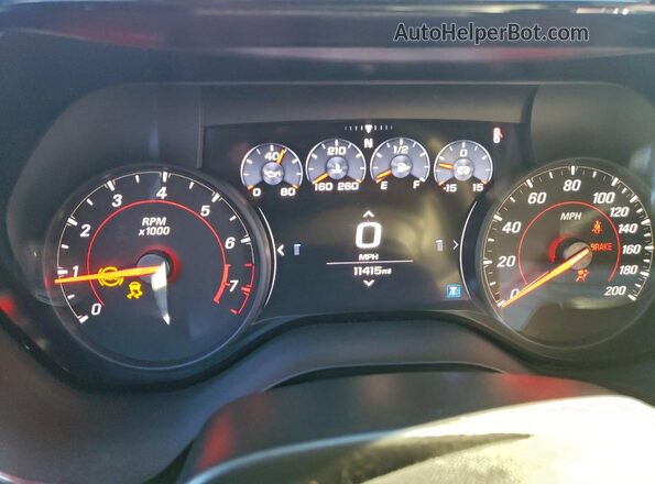 1G1FJ1R66N0101631 2022 CHEVROLET CAMARO Red ხელსაწყოთა პანელის ხედი